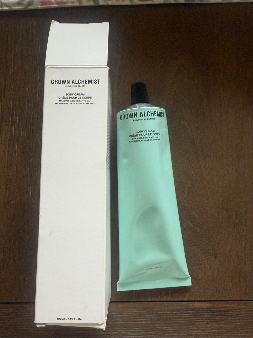 Grown Alchemist Body Cream - Mint Green Tube with Black Cap